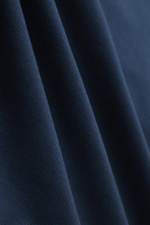 Wrinkle-Free Dobby Twill Dress Shirt | Navy Semi Plain 27587N