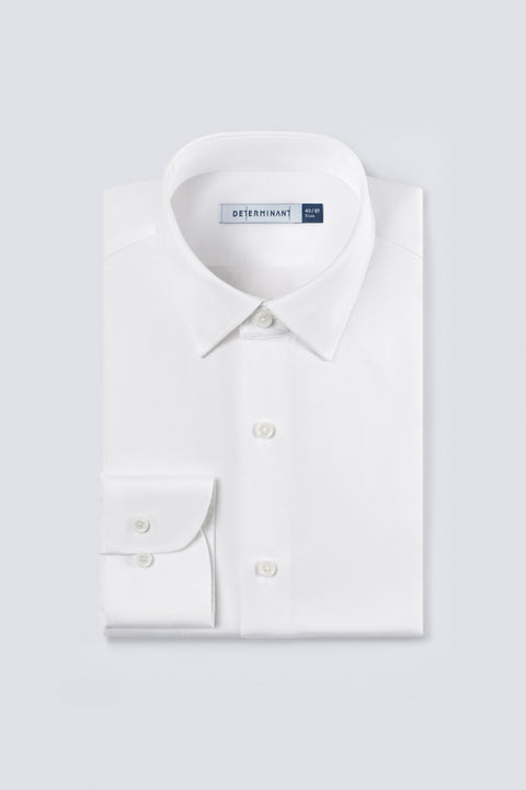 Supreme Cotton Herringbone Dress Shirt | White WH001Z