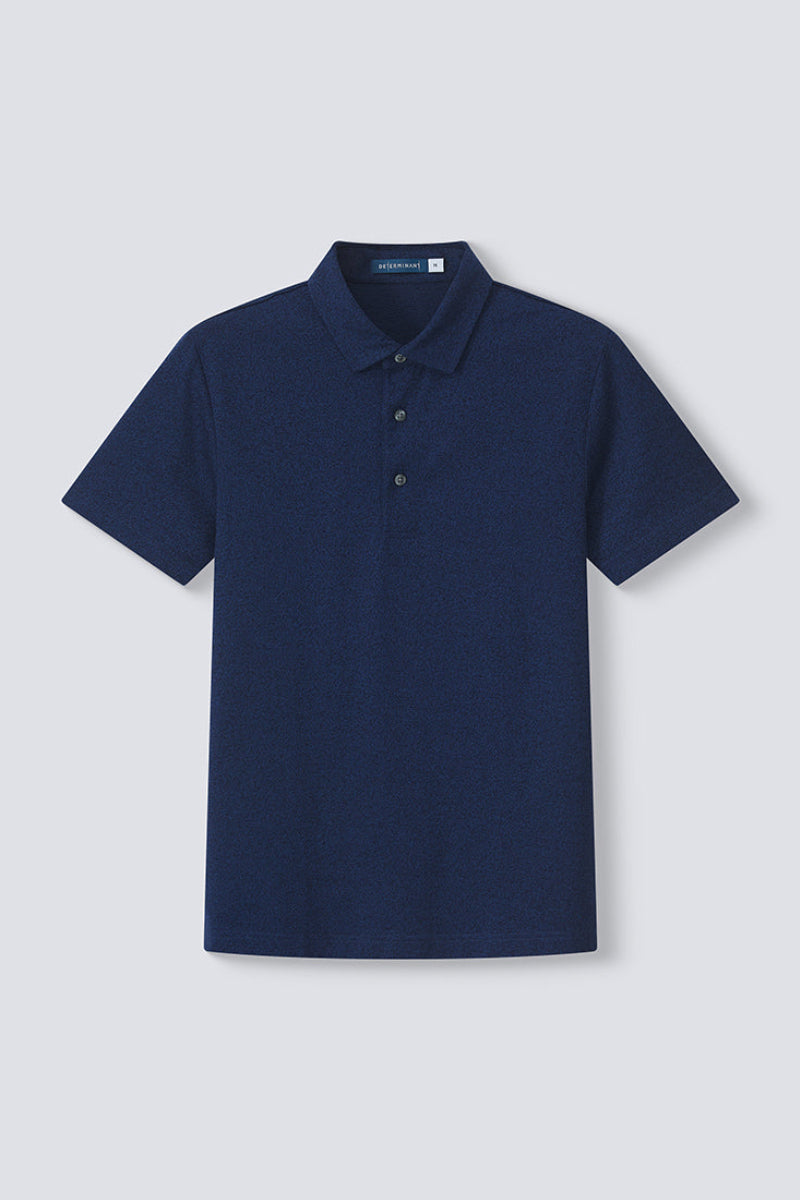 Waterless Dye Jersey Polo | Dark Blue BL3012