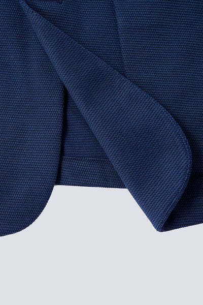 CottonSTRETCH Knit Smart Blazer | Navy NNY096