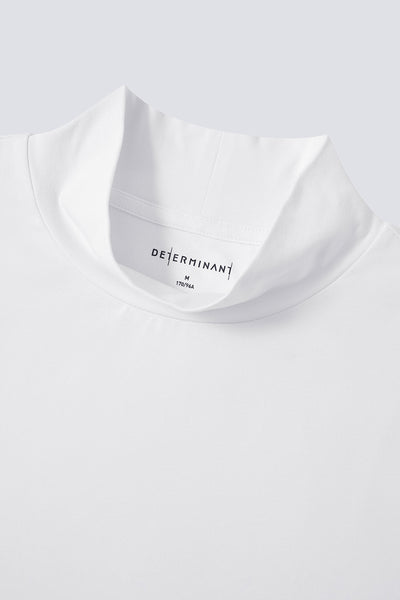 HeatGuard Mock Neck Long Sleeve T-Shirt | White WH001Z