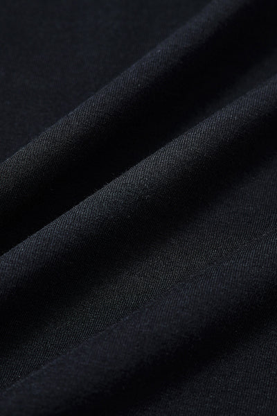 HeatGuard Mock Neck Long Sleeve T-Shirt | Black BKFD01