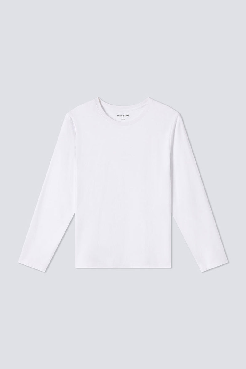 HeatGuard Crew Neck Long Sleeve T-Shirt | White WH001Z
