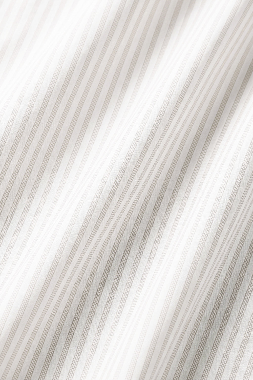 Waterless Dye Basketweave Casual Shirt | Light Khaki Stripes 5802KM