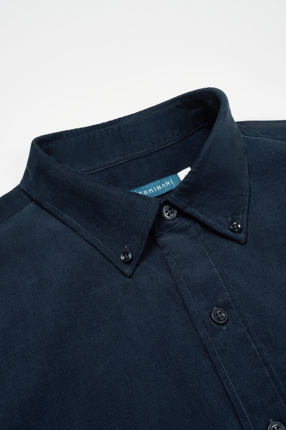 Cotton Corduroy Casual Shirt | Navy 10040Z