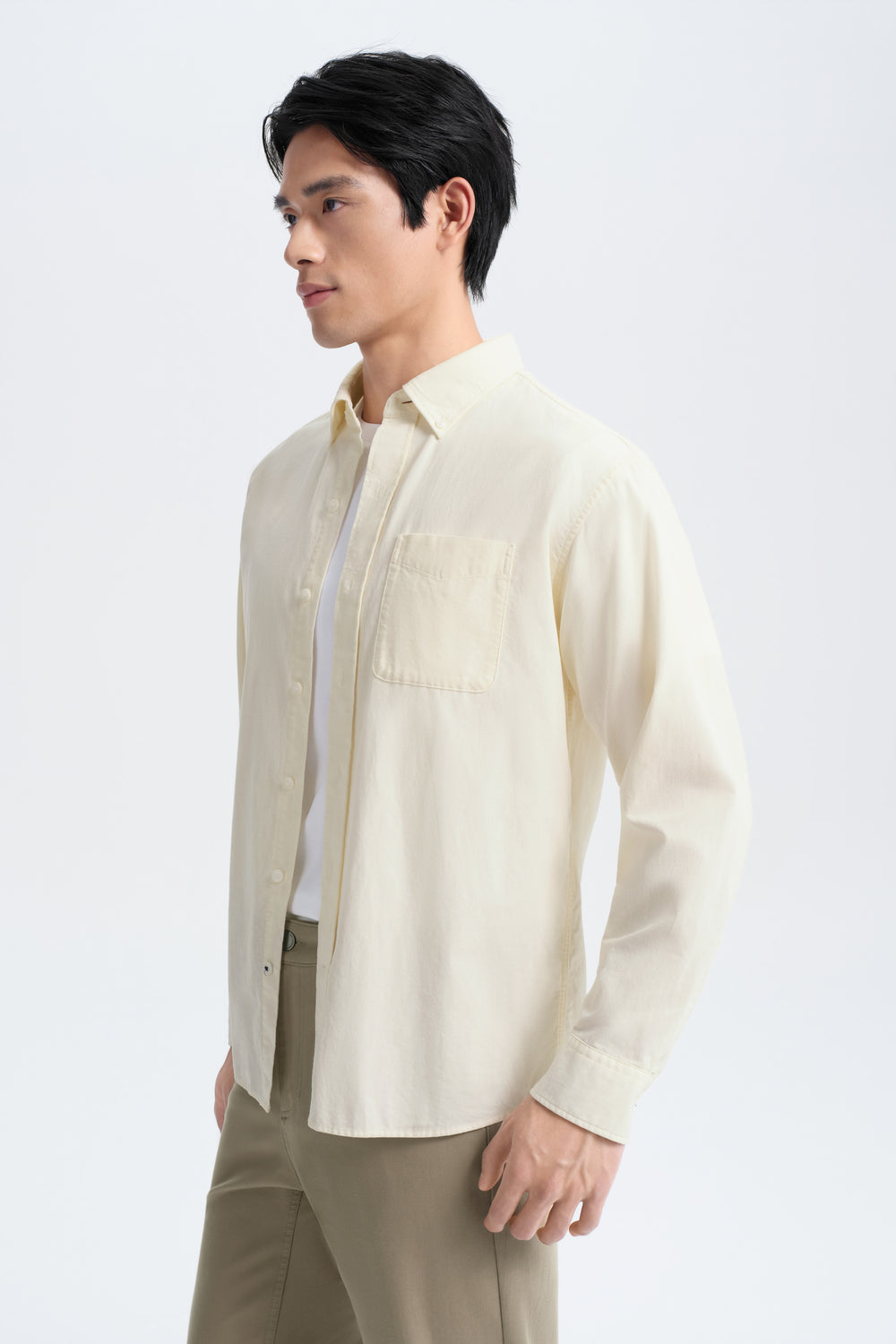 Cotton Corduroy Casual Shirt | Tofu 10039Z