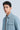 Stretch Water-Repellent Shirt Jacket | Citadel Blue 16618P — On Model