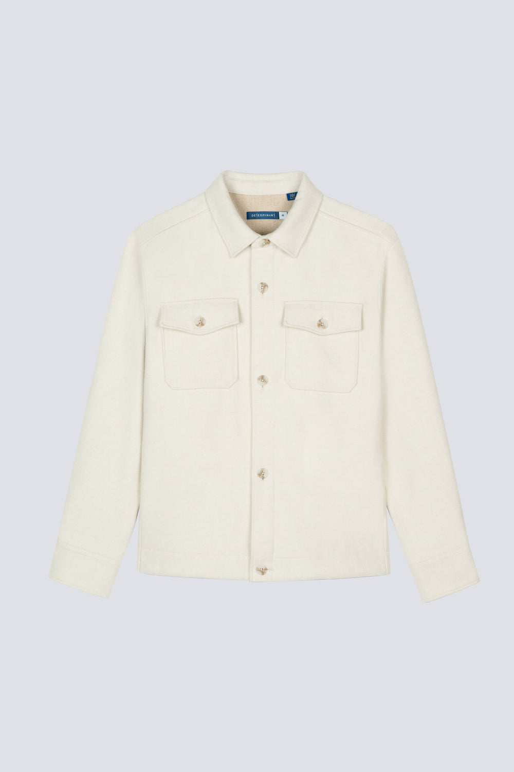Cotton Yak Dobby Shirt Jacket | Heather Tofu 319EKP