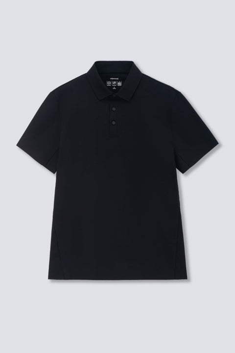 InstantCool Jersey Polo | Black BKFD01
