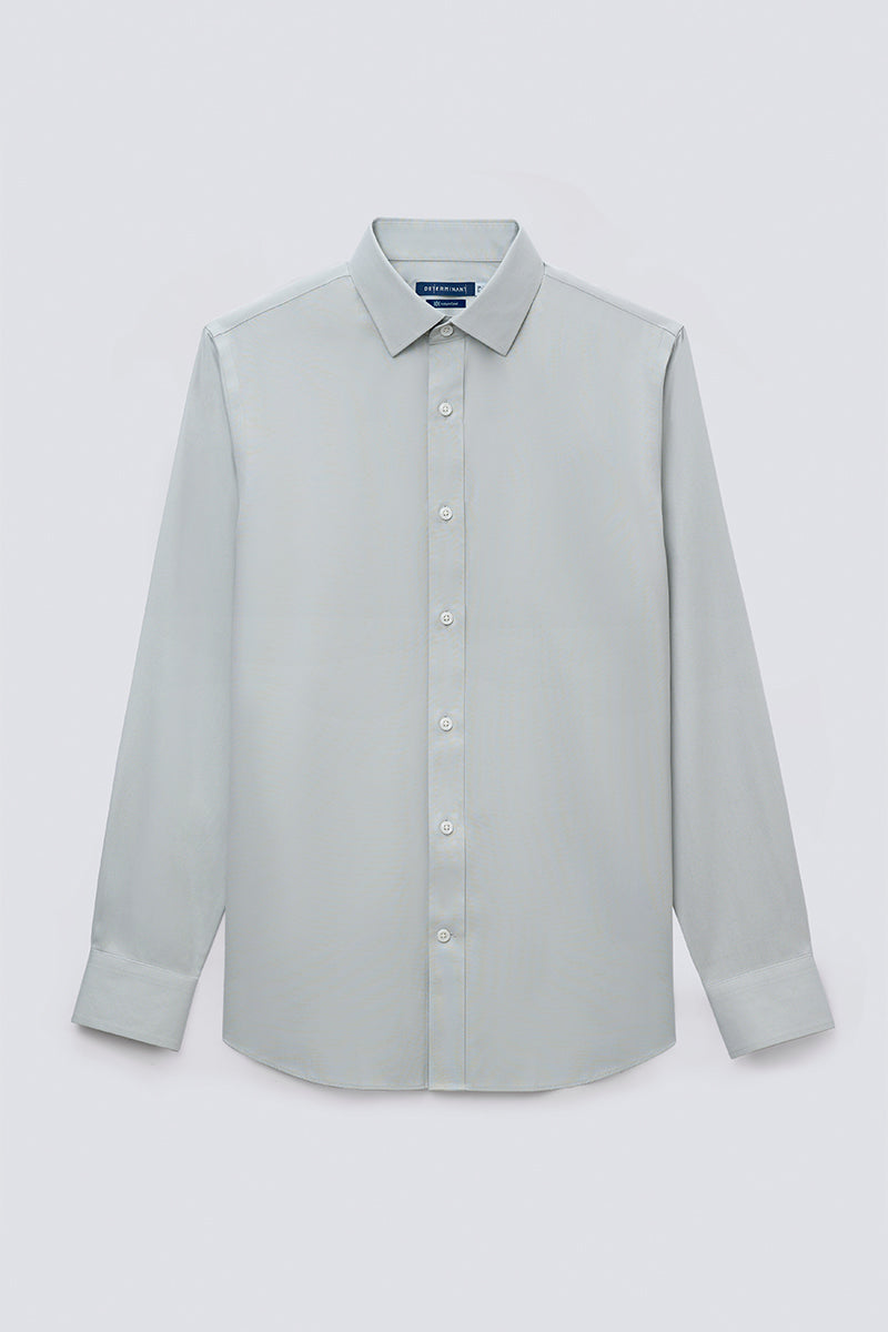 InstantCool Pinpoint Oxford Dress Shirt | Grey GYE128