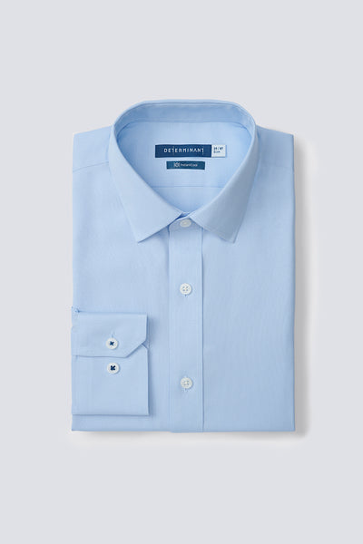 InstantCool Pinpoint Oxford Dress Shirt | Light Blue 15940P