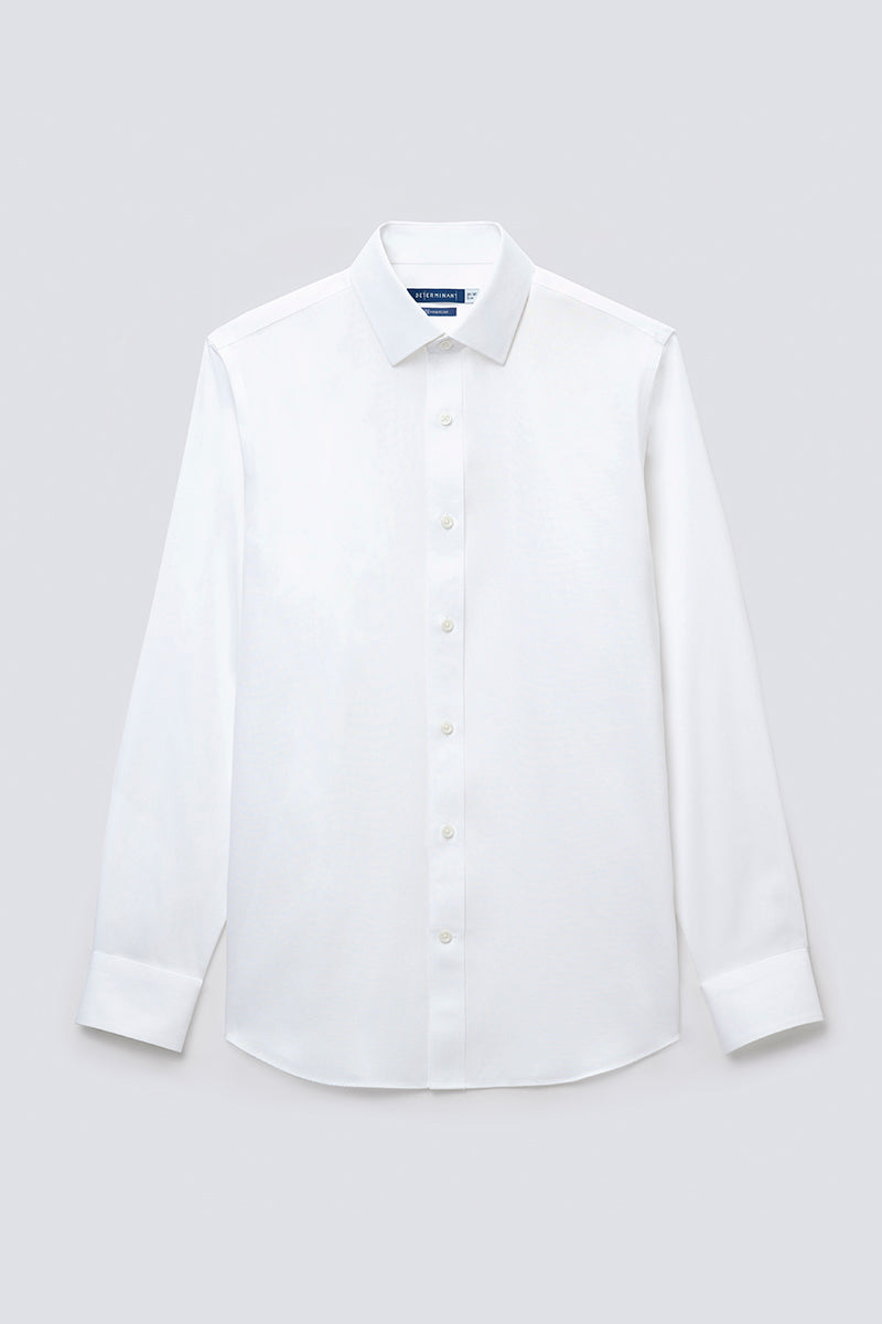 InstantCool Pinpoint Oxford Dress Shirt | White WH001Z