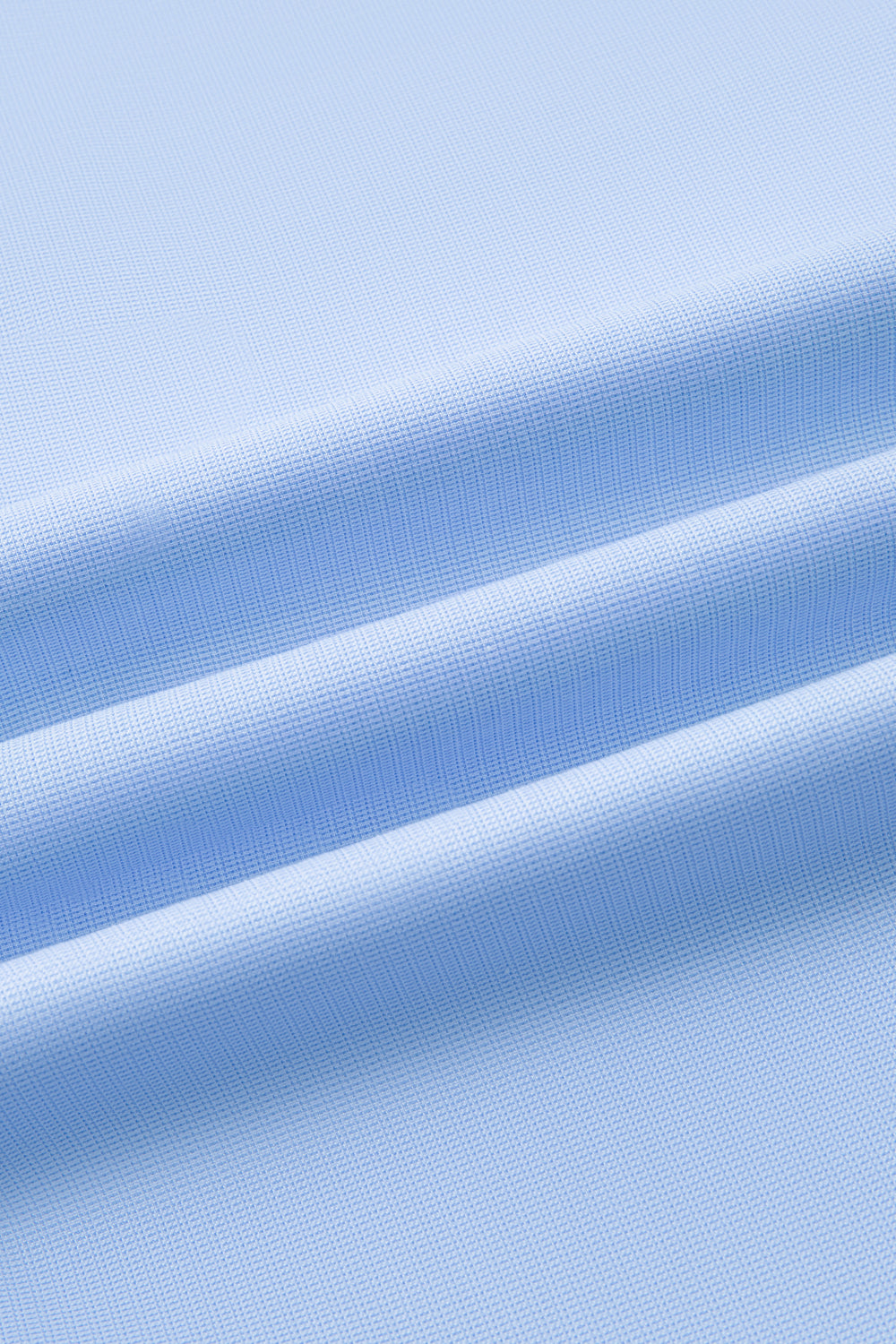 Wrinkle-Free Twill Dress Shirt | Light Blue Plain 16483N