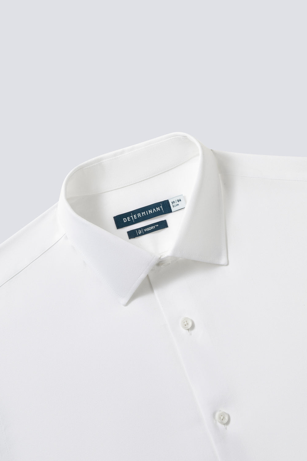 VISDRY™ 籃紋商務襯衫 | 白色 WH001Z