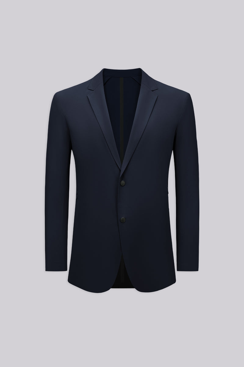 多向彈性通勤西裝外套 |深藍