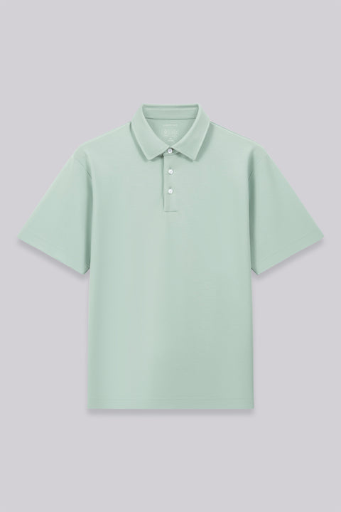 VISDRY™ Double-Face Knit Polo | Sky Grey PT4504