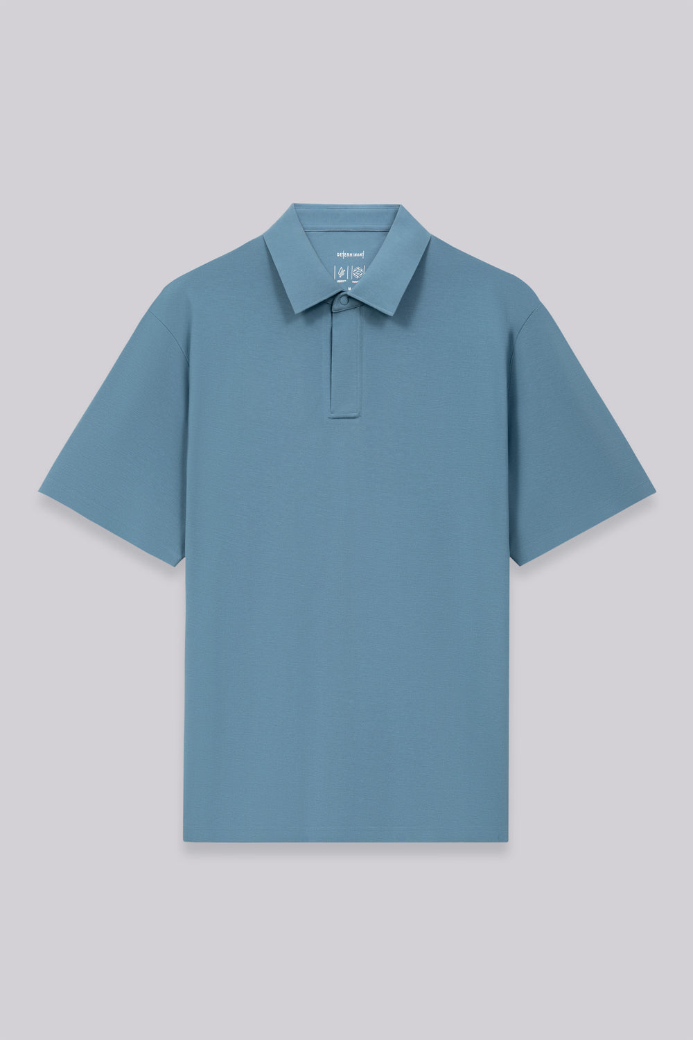 VISDRY™ Concealed Placket Sharp Pique Polo | Mystic Blue BLE128