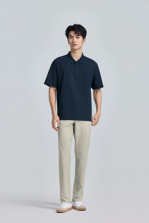 PrismCool 半拉鍊 Polo | 深藍 14036N