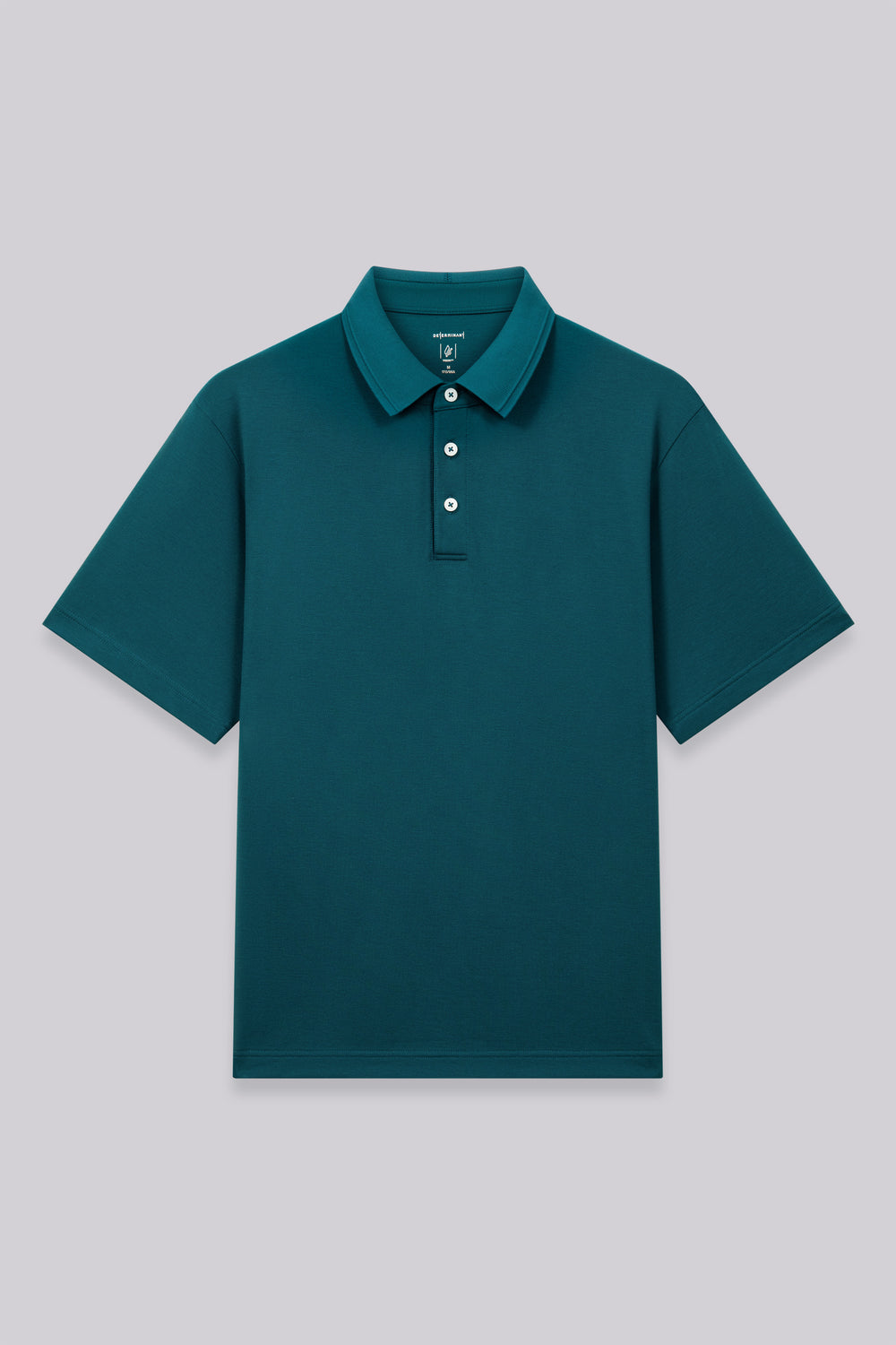 VISDRY™ Tonal Tipped Pique Polo | Teal Green PT316C
