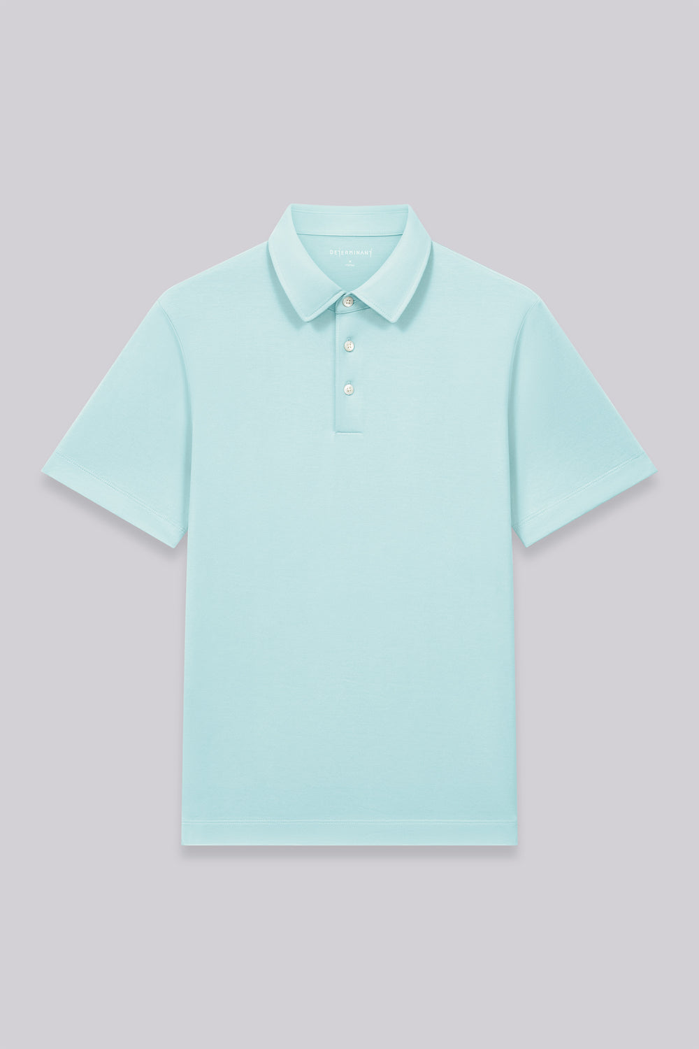 Cotton-Silk Jacquard Polo | Iced Aqua PT5410