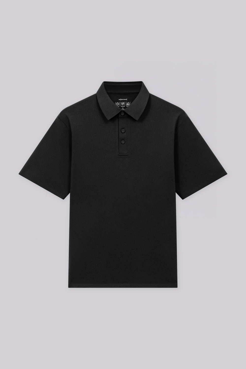 InstantCool Bonded Jersey Polo | Black BKFD01