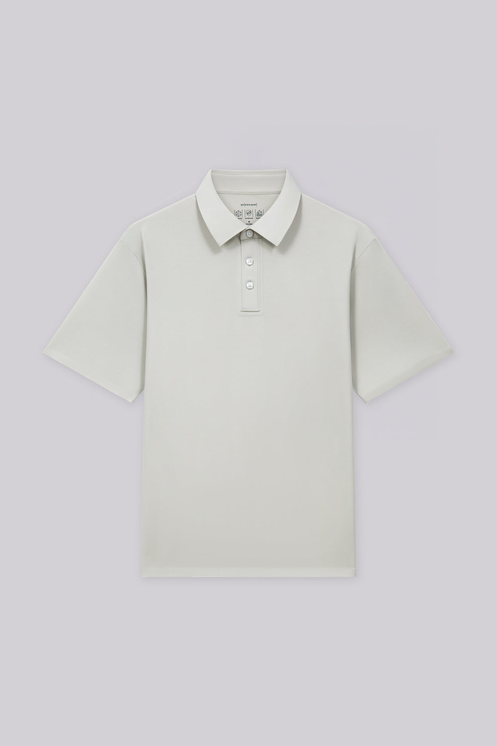 InstantCool Bonded Jersey Polo | Light Grey GYFL01
