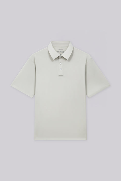 InstantCool Bonded Jersey Polo | Light Grey GYFL01
