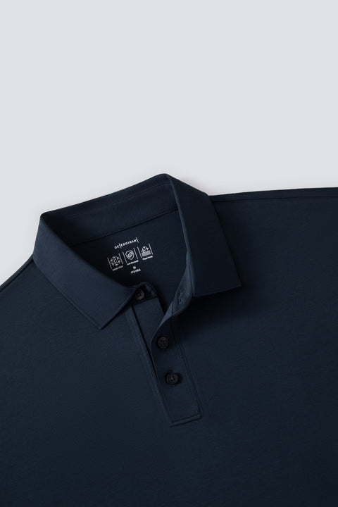 InstantCool Bonded Jersey Polo | Navy 14036N