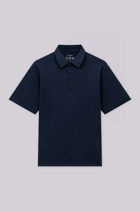 InstantCool Bonded Jersey Polo | Navy 14036N