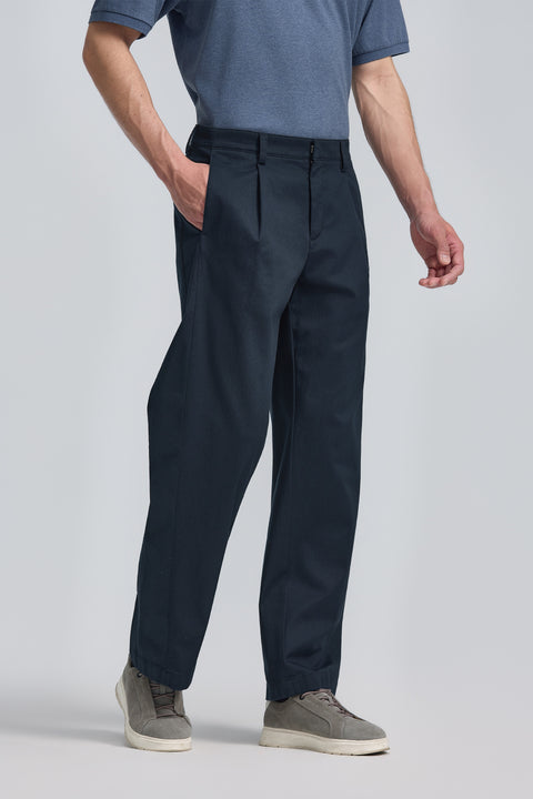 繭形闊褲 |深藍 18162P