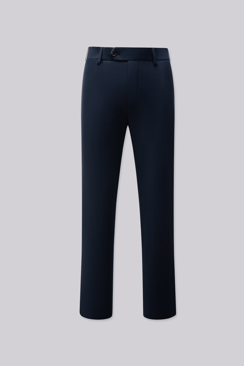 CottonSTRETCH Lightweight Regular Fit Tailored Pants | Navy 3492KP