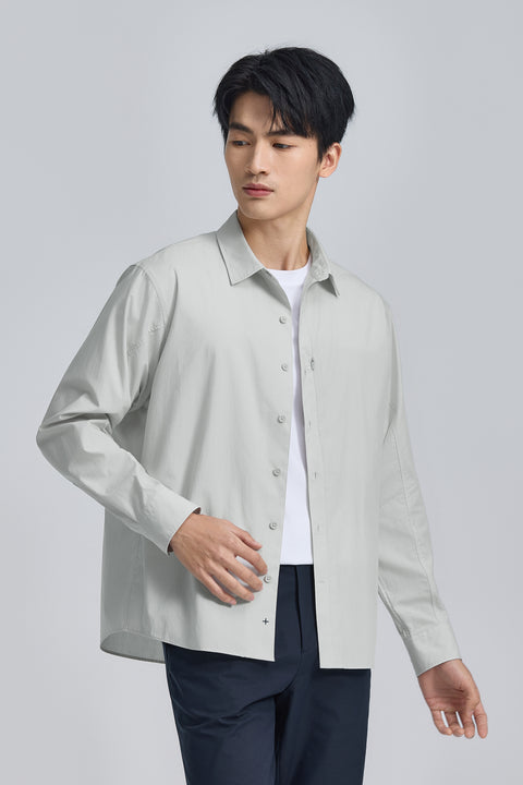 Repel⁺ Zip Pocket Shirt | Light Grey 27809N