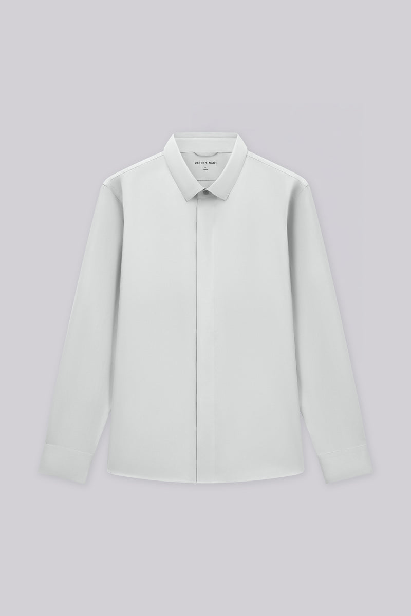 免燙暗扣襯衫 | 灰色 25418N