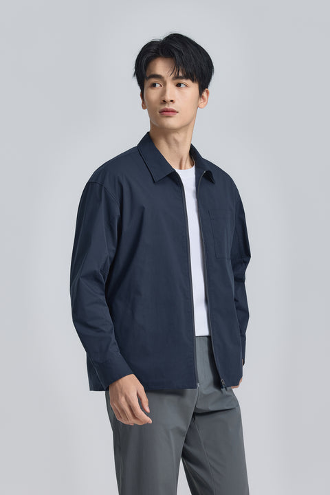 UV 防護輕量襯衫外套 | 皇家深藍深藍 27095N