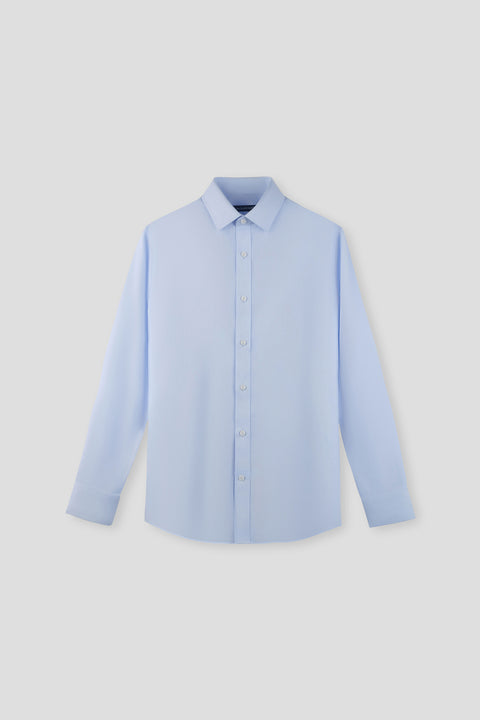 Wrinkle-Free Classic Herringbone Dress Shirt | Light Blue 29288N