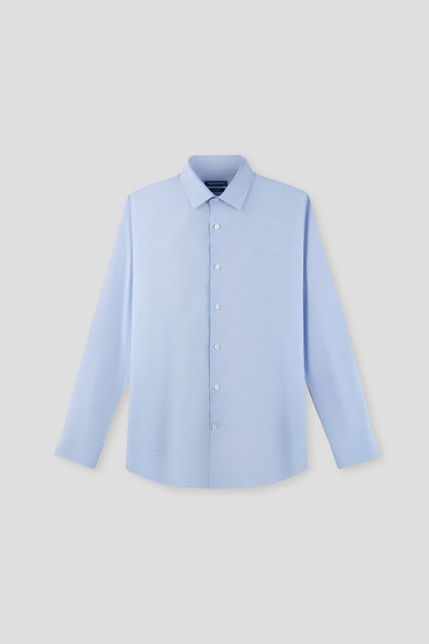 VISDRY™ Basketweave Dress Shirt | Light Blue 24934N