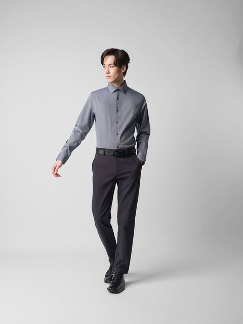 CottonSTRETCH Royal牛津紡 商務襯衫 |深藍 29362N