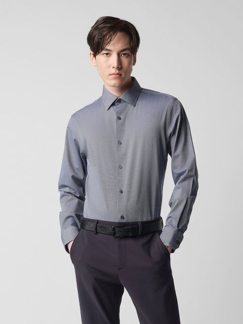 CottonSTRETCH Royal牛津紡 商務襯衫 |深藍 29362N