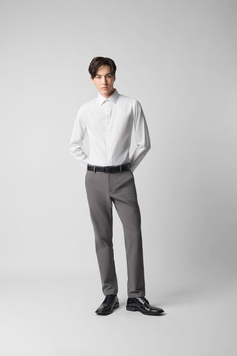 CottonSTRETCH Royal Oxford Dress Shirt | White WH001Z