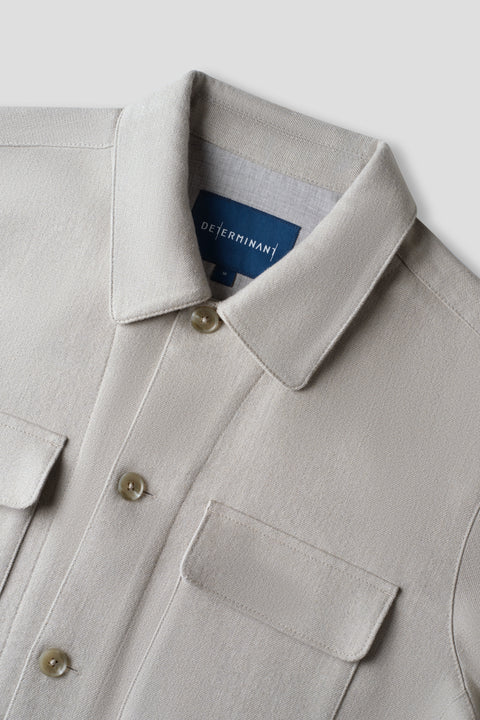 Double Chest Pocket Utility Jacket | Khaki 4161NZ