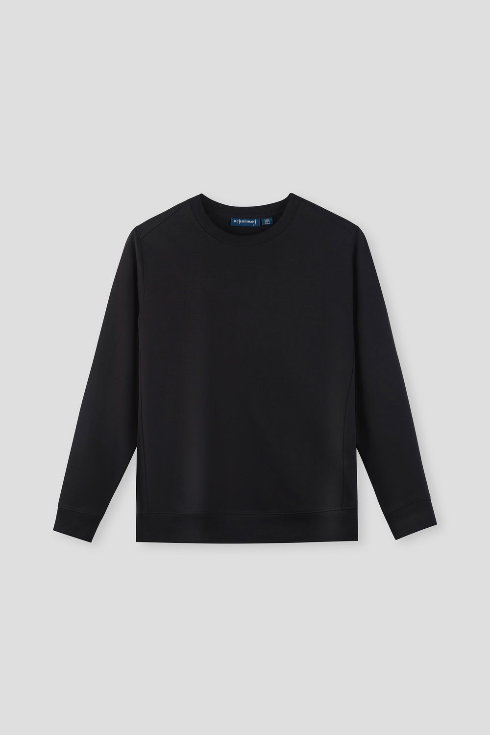 HeatGuard Twill Jacquard Crew Neck Sweatshirt | Black BKFD01
