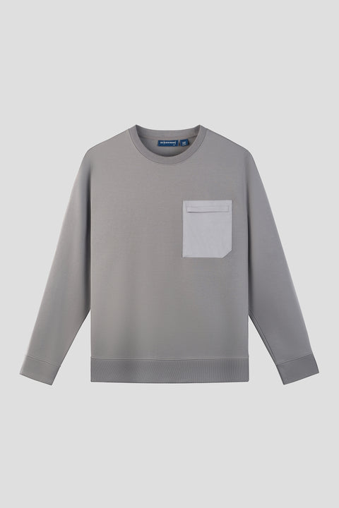 HeatGuard Twill 提花貼袋運動衫 | 灰色 GYE145