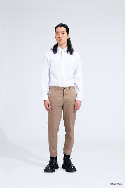 Loki Wrinkle-Free Pinpoint Oxford Dress Shirt | White WH001Z