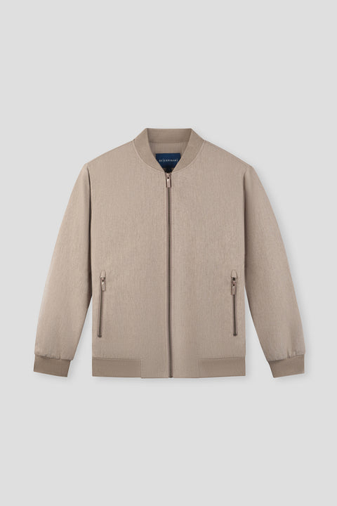 Cotton-Yak Insulated Bomber Jacket | Khaki 5405NZ