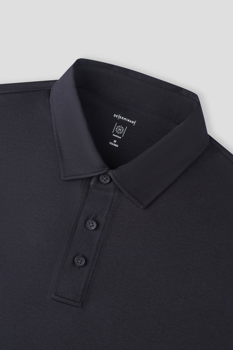 HeatGuard Long Sleeve Polo | Black BKFD01