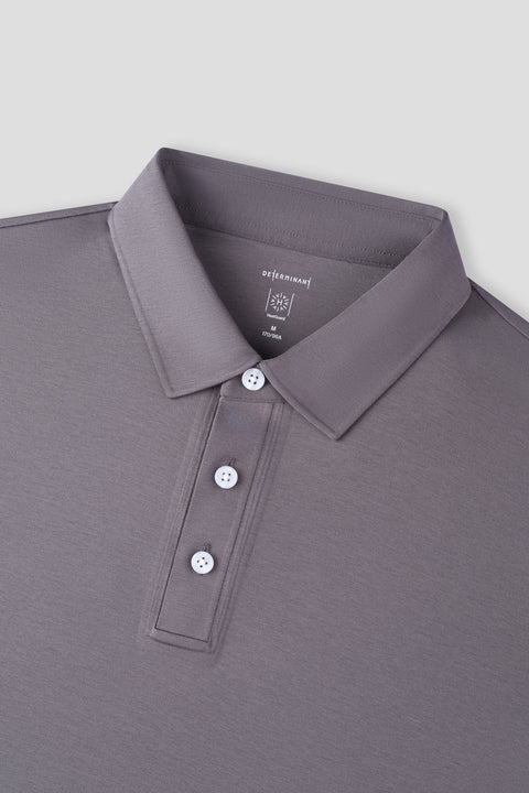 HeatGuard Long Sleeve Polo | Grey GYE149