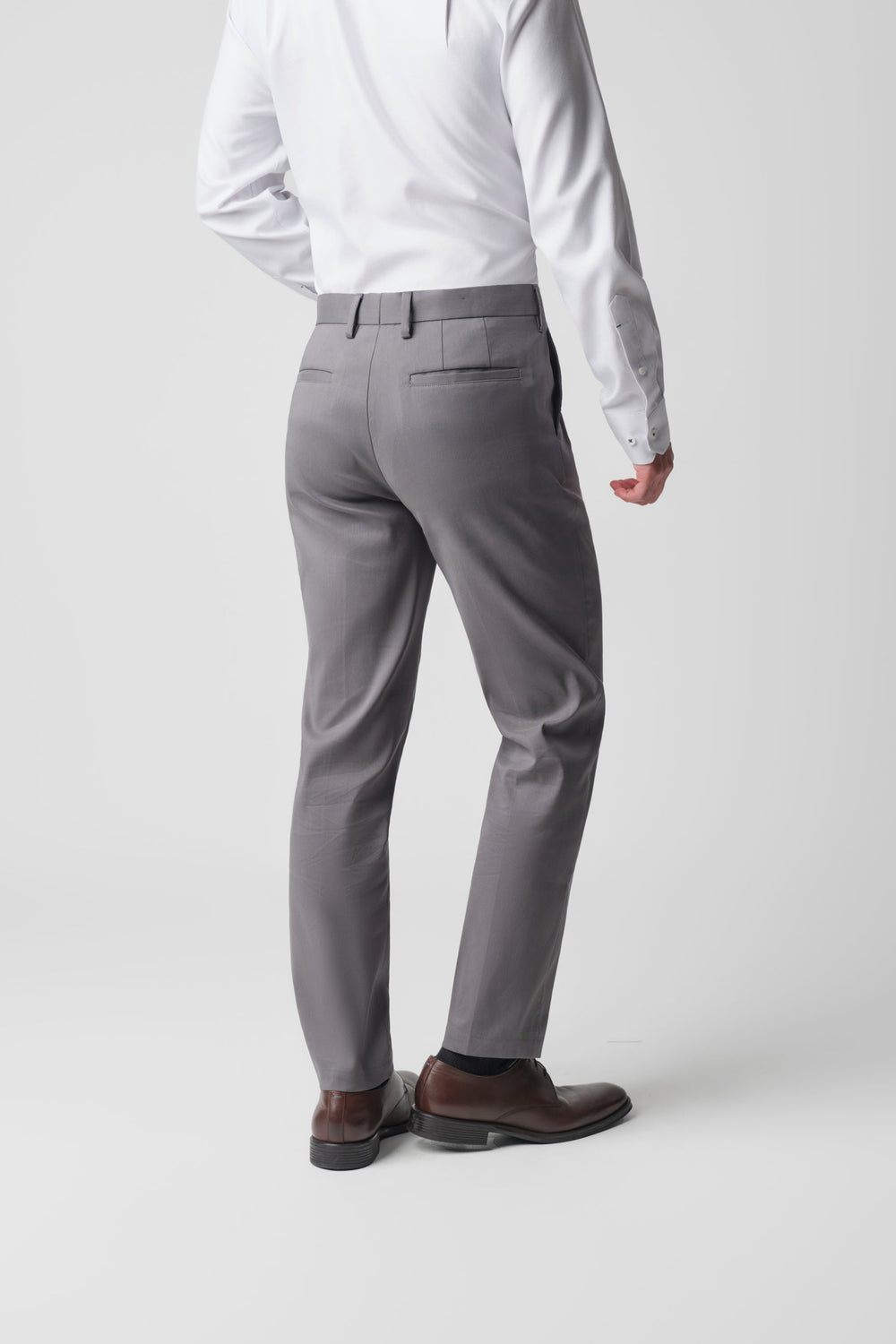 CottonSTRETCH Tailored Pants | Smoke Grey 3597NZ