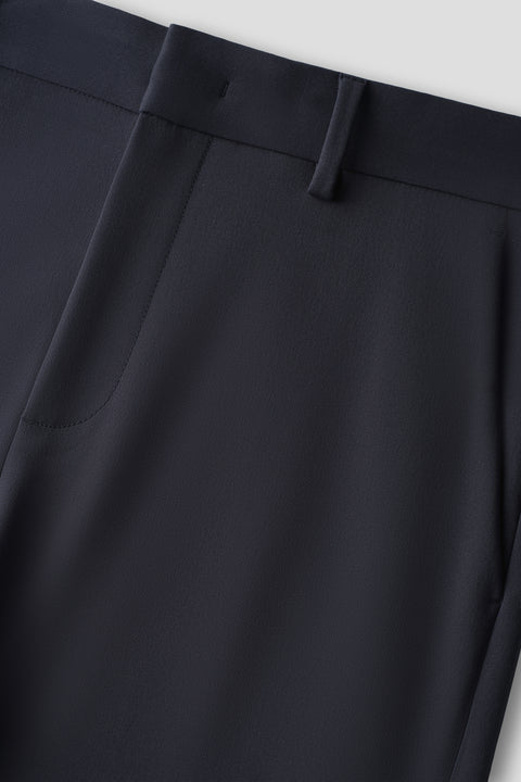 CottonSTRETCH Smart Pants | Black BKFD01