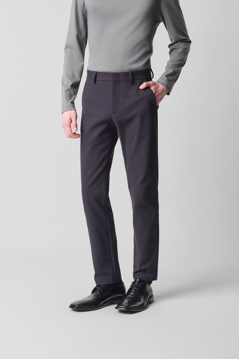 CottonSTRETCH Smart Pants | Black BKFD01