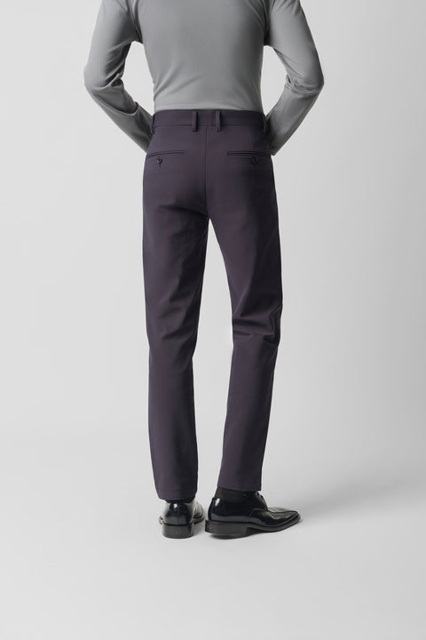 CottonSTRETCH Smart Pants | Black BKFD01